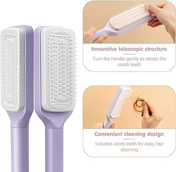 Self-Cleaning Hair Brush for Women