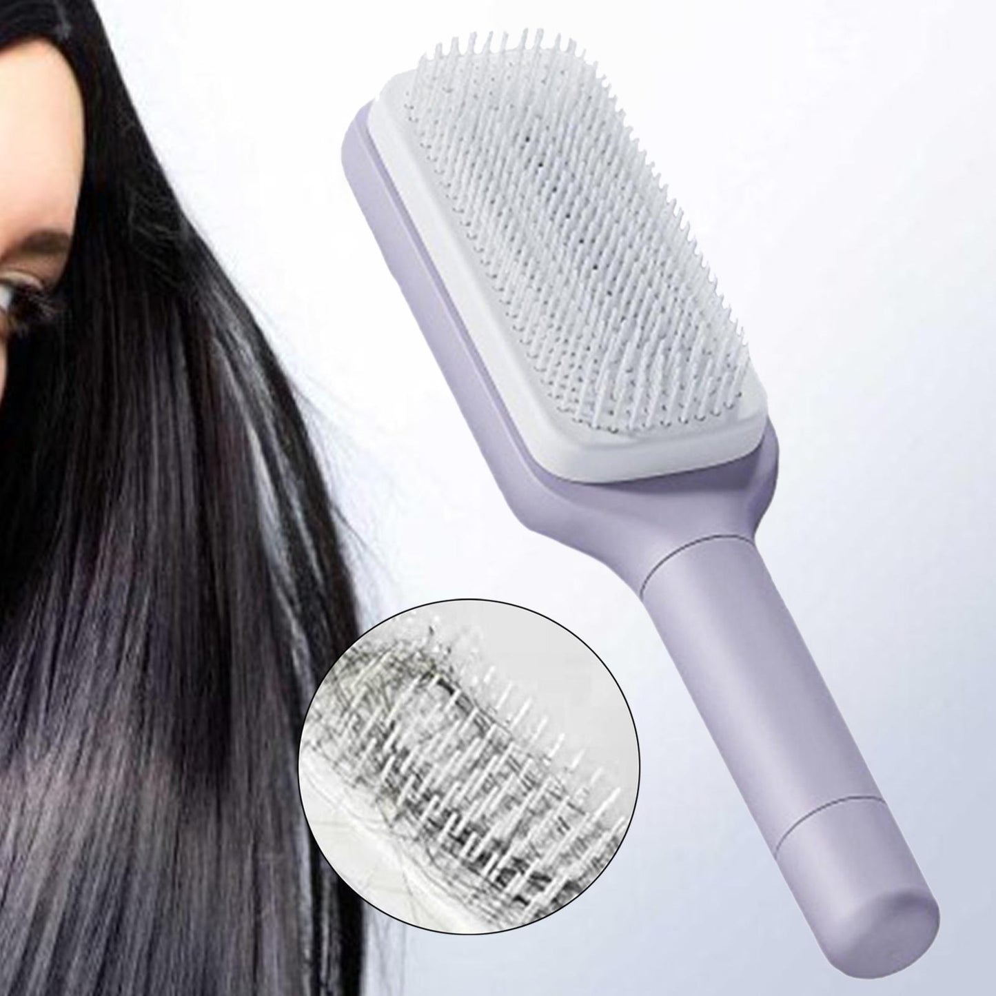 Self-Cleaning Hair Brush for Women